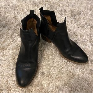 Real Leather Western Style Ankle Boot